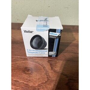 Vivitar 52mm 2.2x Professional Telephoto Lens for DSLR Cameras (V-52T)